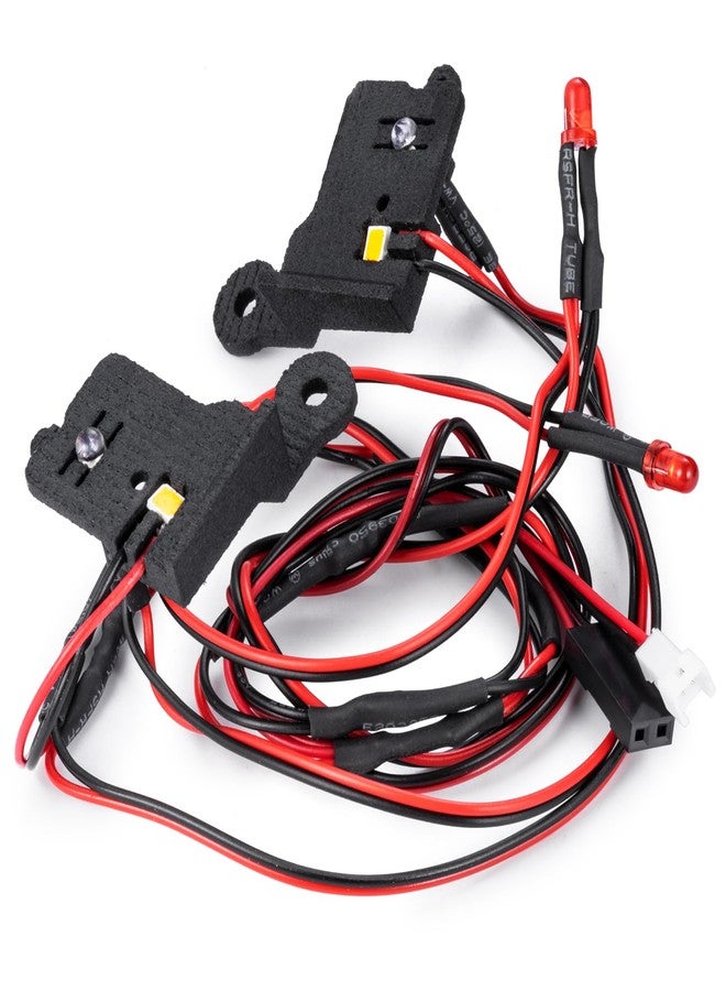 WEFEINO Resin RC Front & Rear LED Light Kits Headlight Taillight Upgrade Parts for 1/18 Tra-xxas TRX4M F150 RC Crawler Car - Image 3